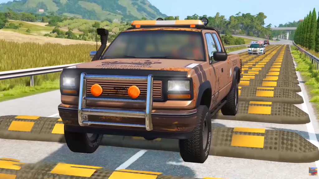 Погоня в BeamNG.drive на Android