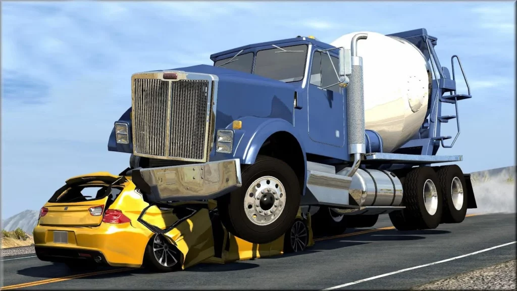 Авария в BeamNG Drive на iPhone или iPad